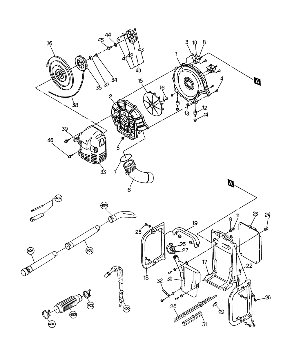 PB-500 R-Dolmar-PB-3Break Down